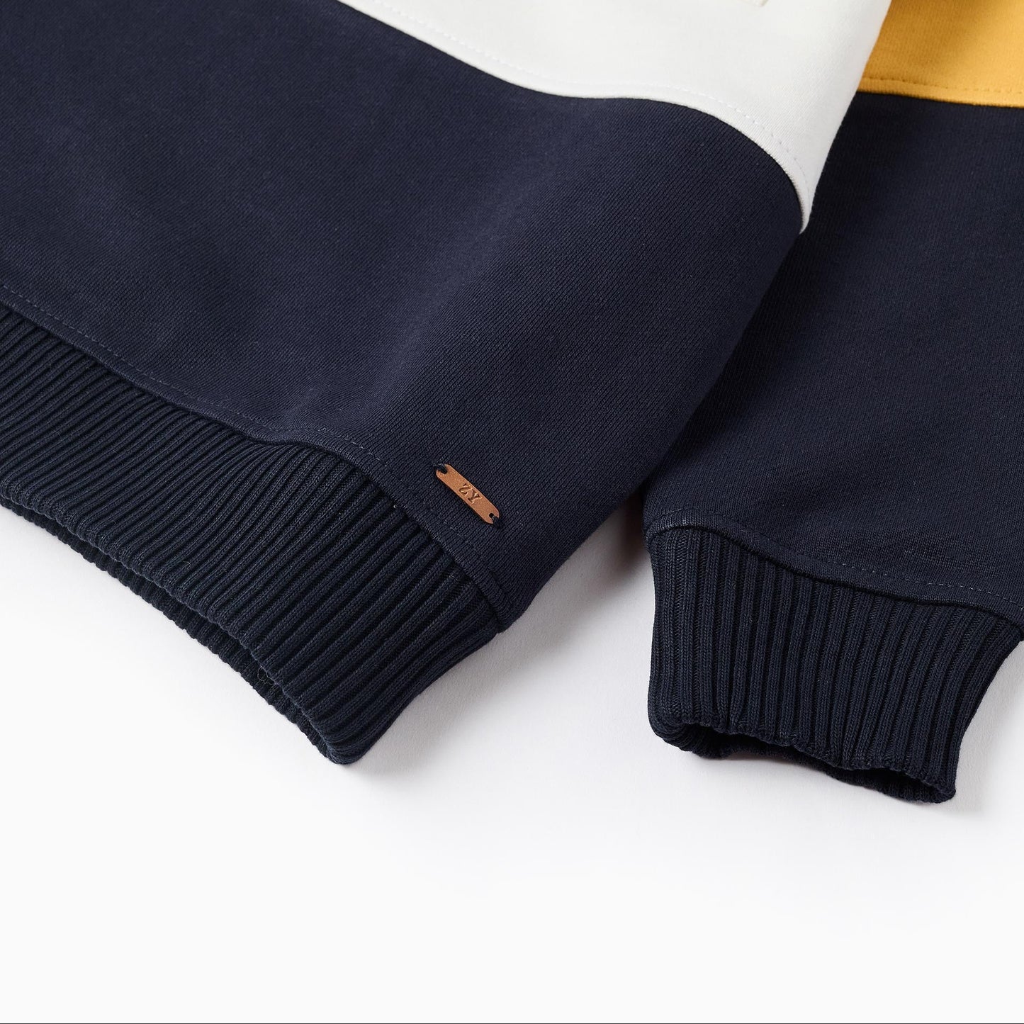 Hoodie Zippy con Capucha Colour Block Multicolor