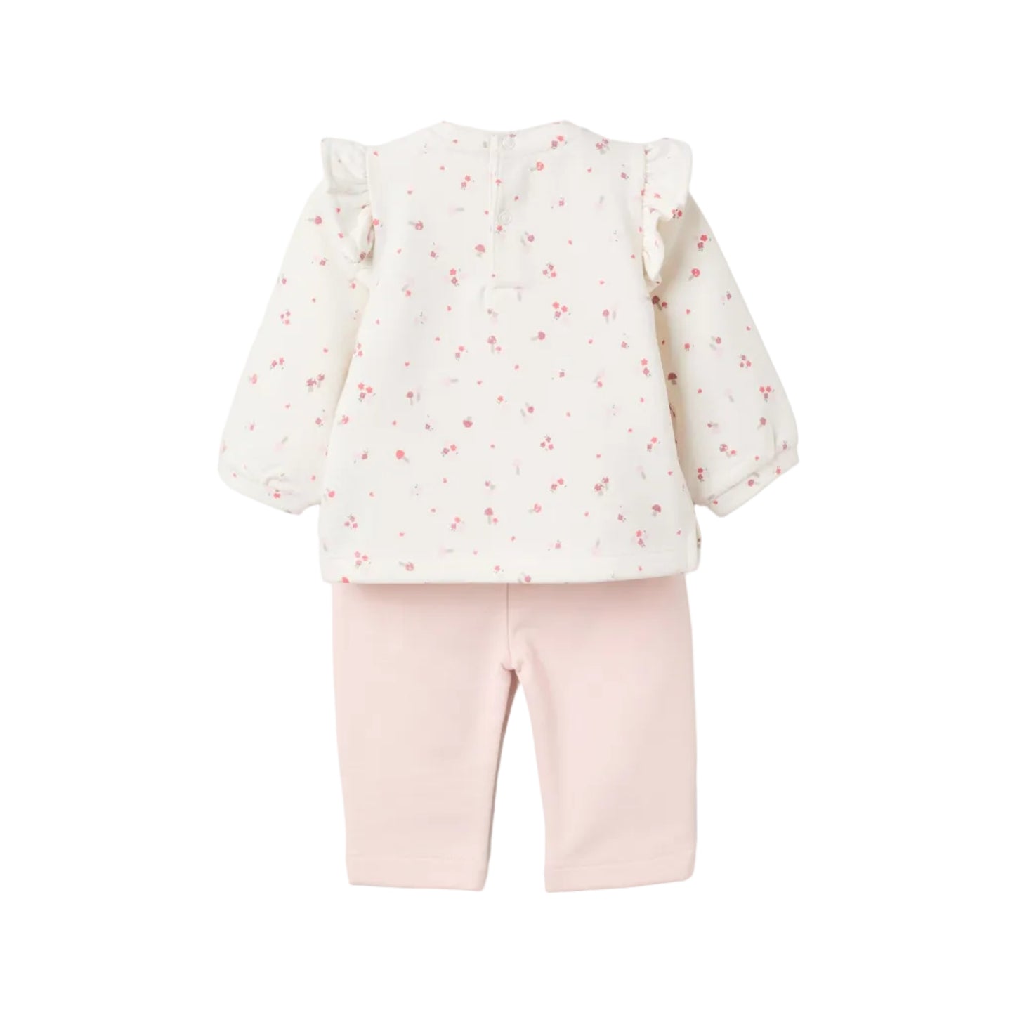 Conjunto Zippy 'Champiñones' Blanco Rosa