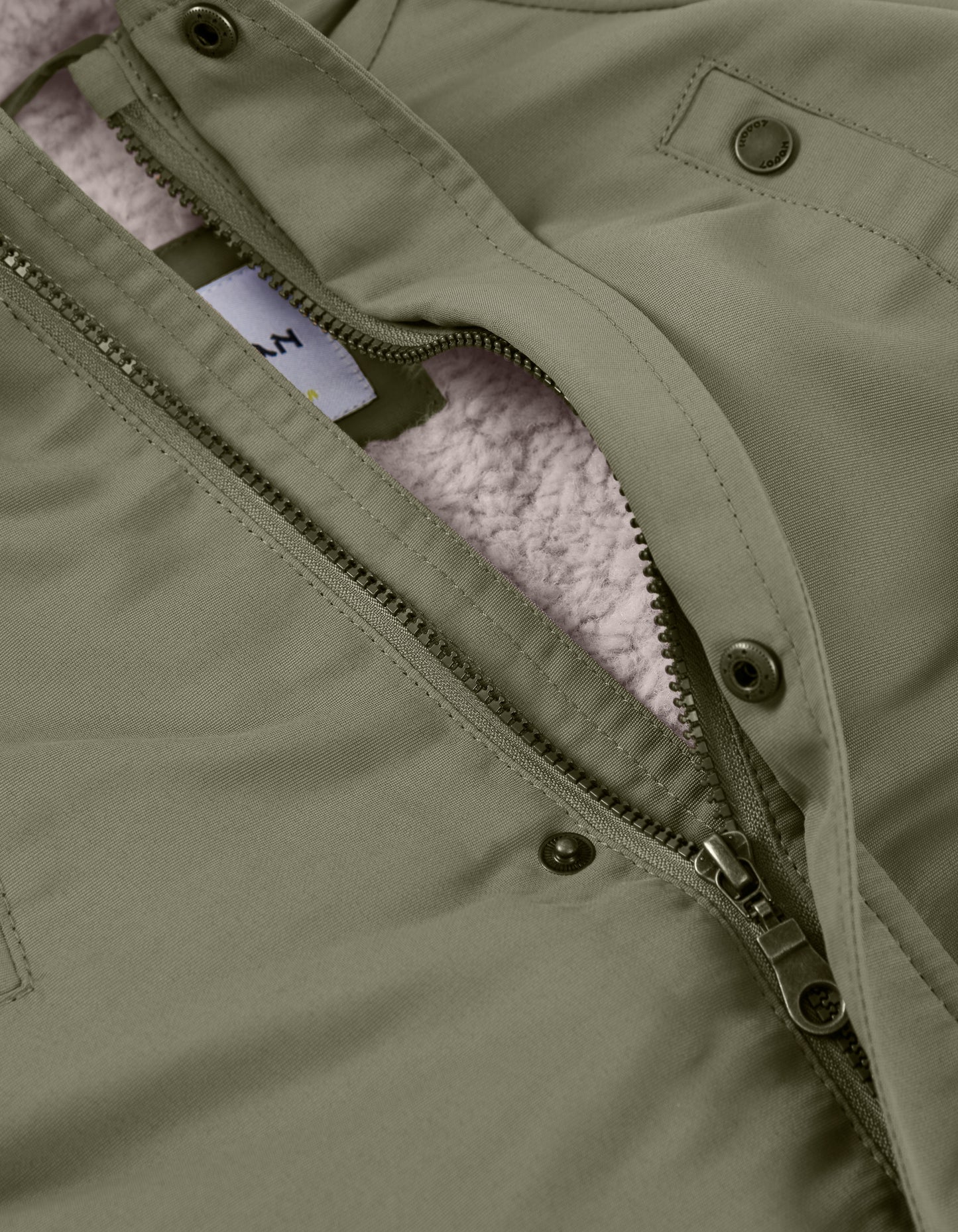 Chaqueta con Capucha y Fleece Losan Osito Bosque