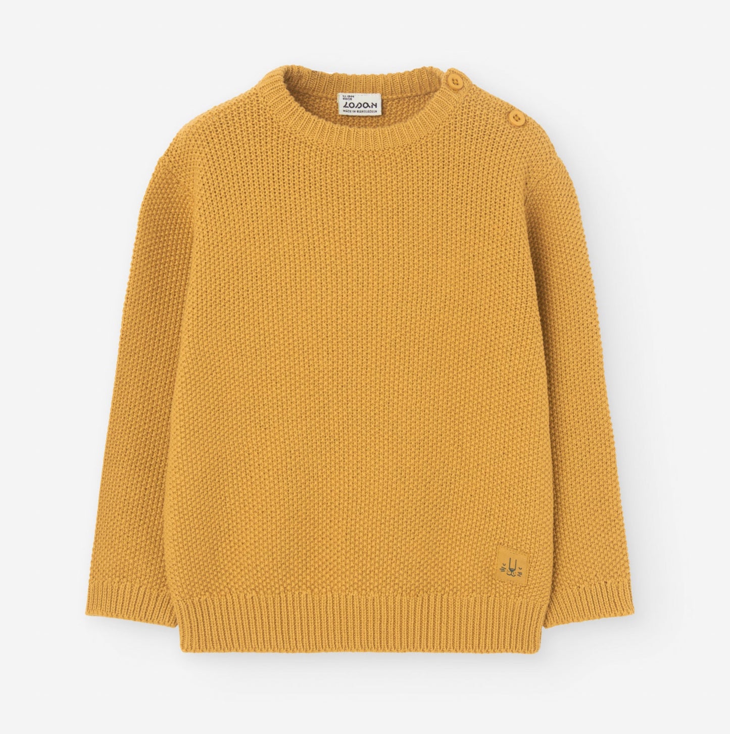Sweater Tejido Losan Selva Verde Mostaza