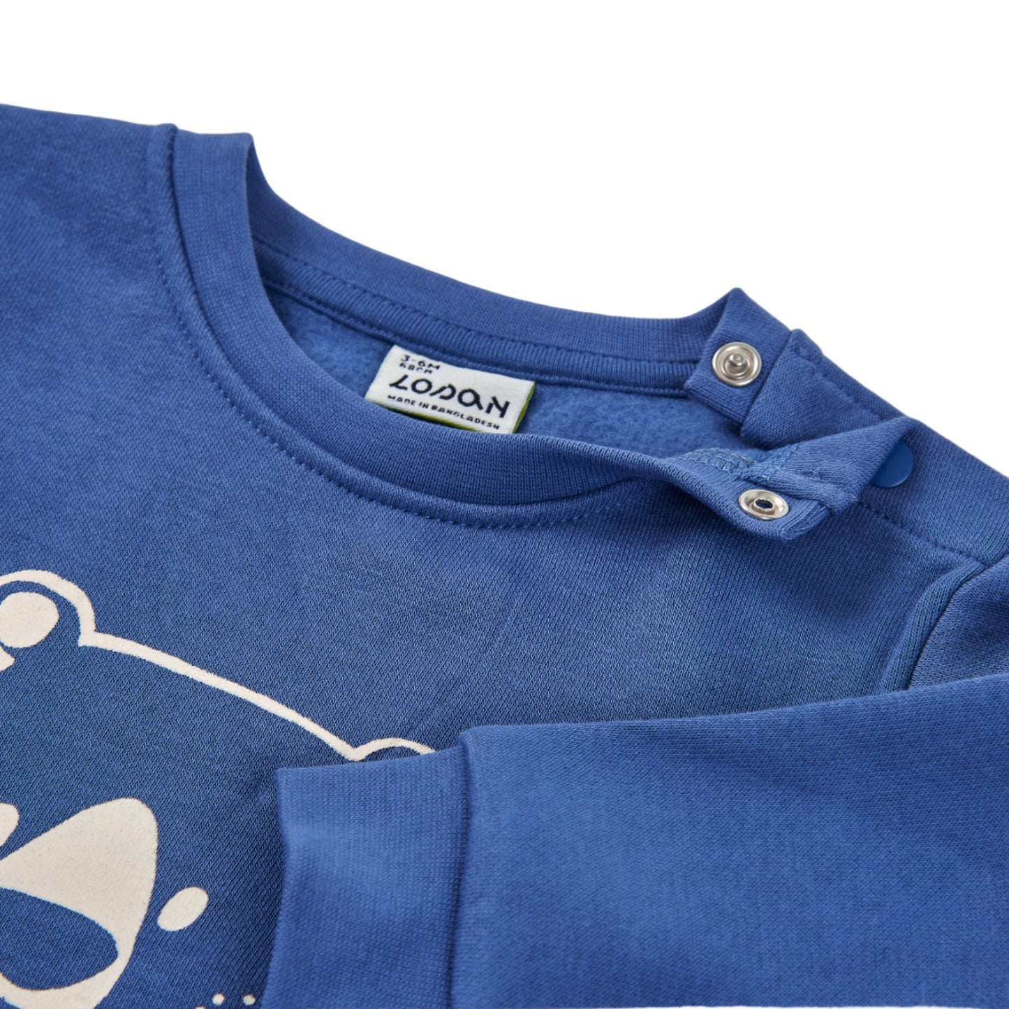 Buzo Losan Estamapado Oso Azul