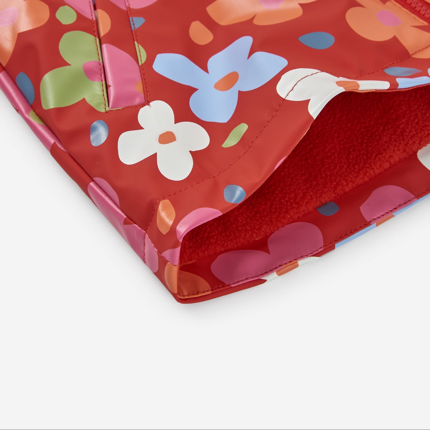 Impermeable Losan Flores Rojo