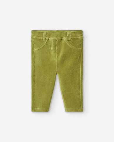 Pantalon Micropana Losan Flores Verde