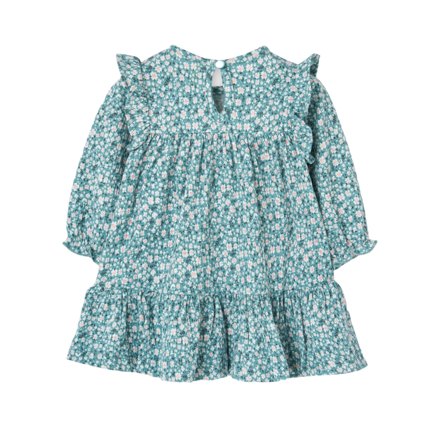 Vestido Losan Flor Primavera Verde