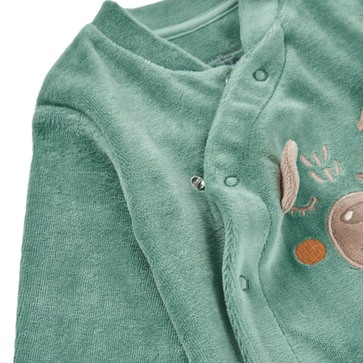 Pijama Terciopelo Losan Oso Green