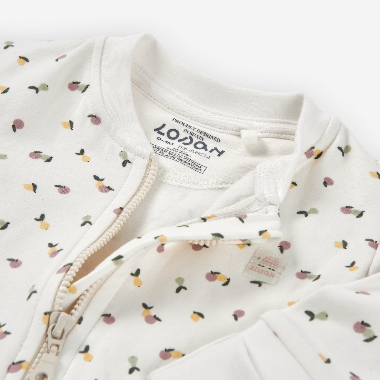 Pijama Losan Estampado Frutas Blanco