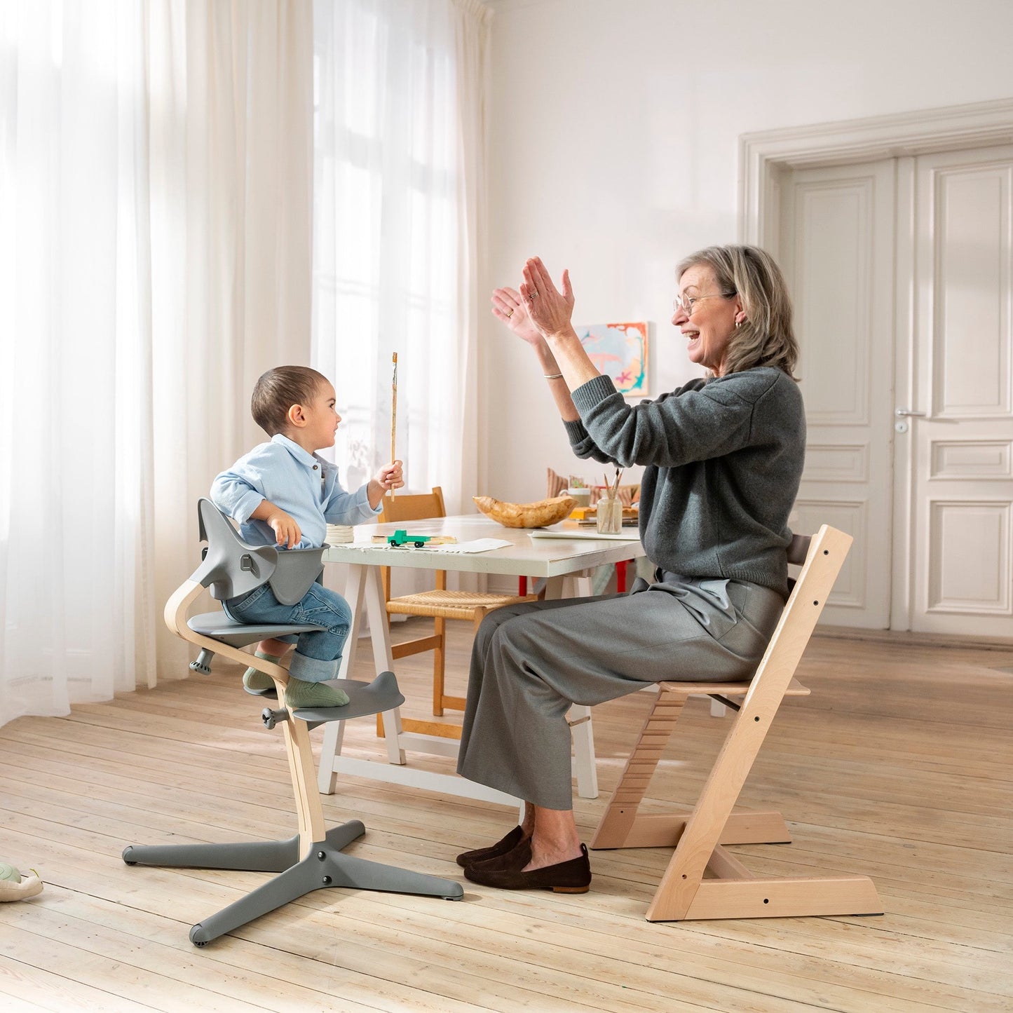 Babyset para la silla Stokke Nomi Gris