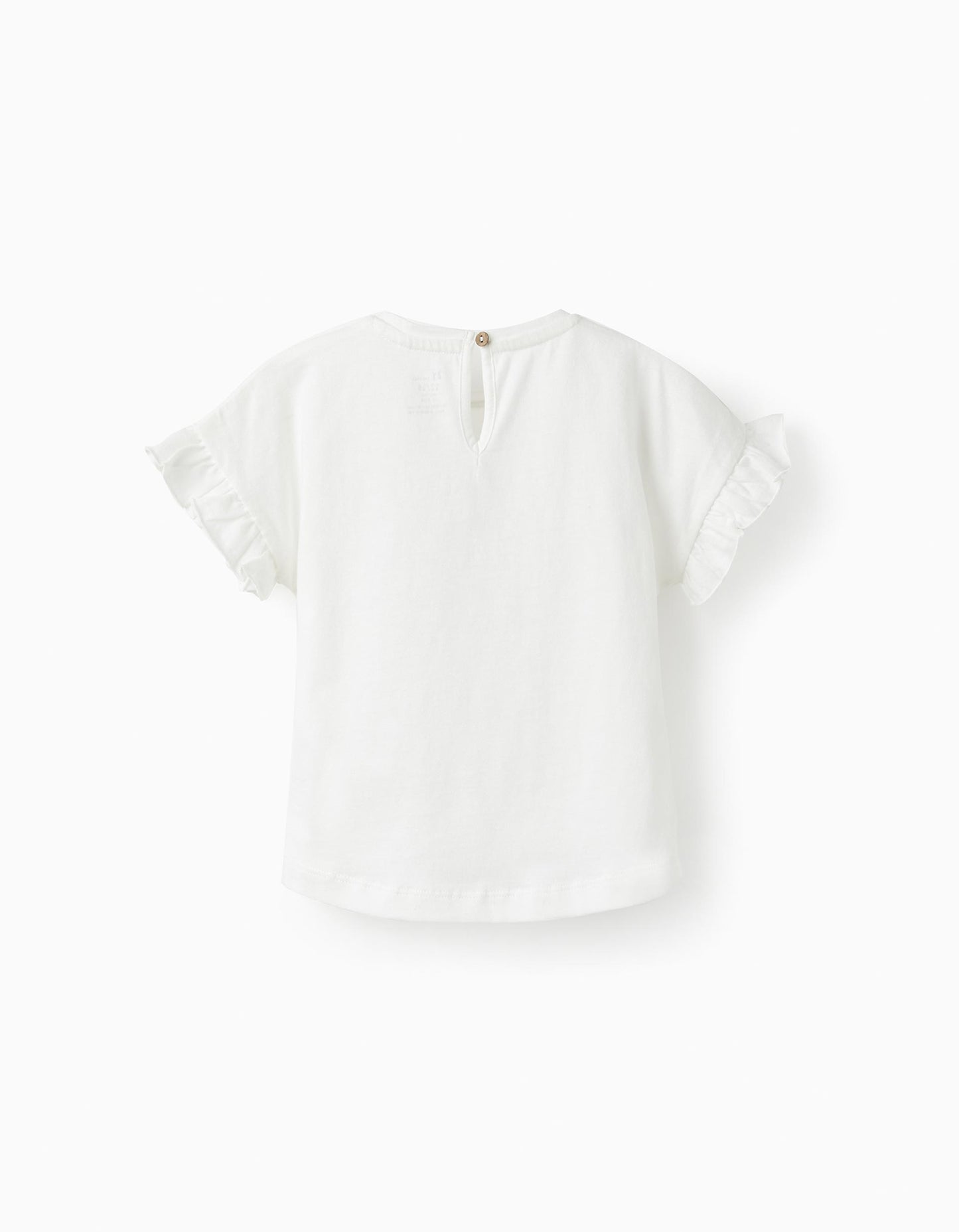 Camiseta Zippy Flores Crudo