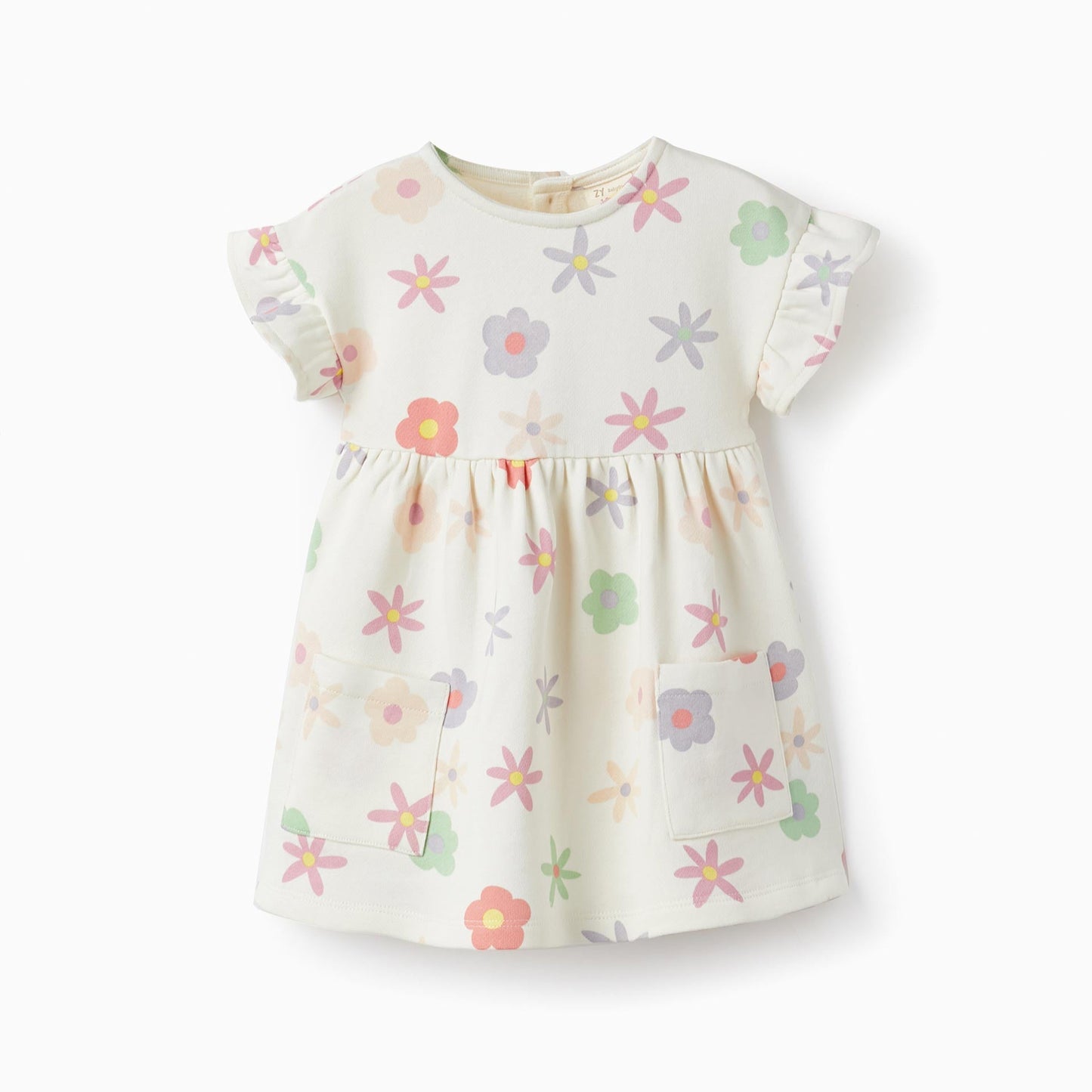 Vestido Zippy Flores Menta
