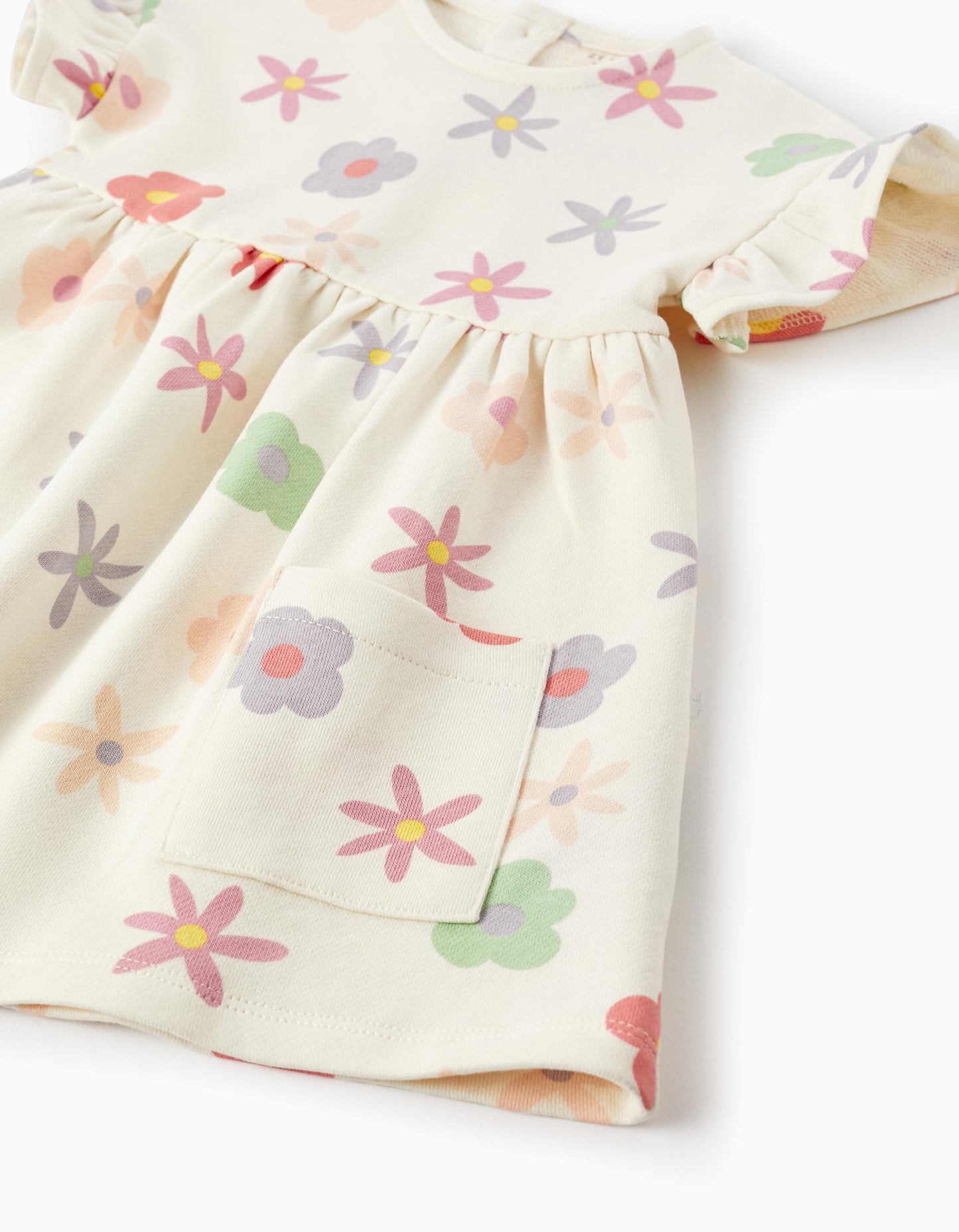 Vestido Zippy Flores Menta