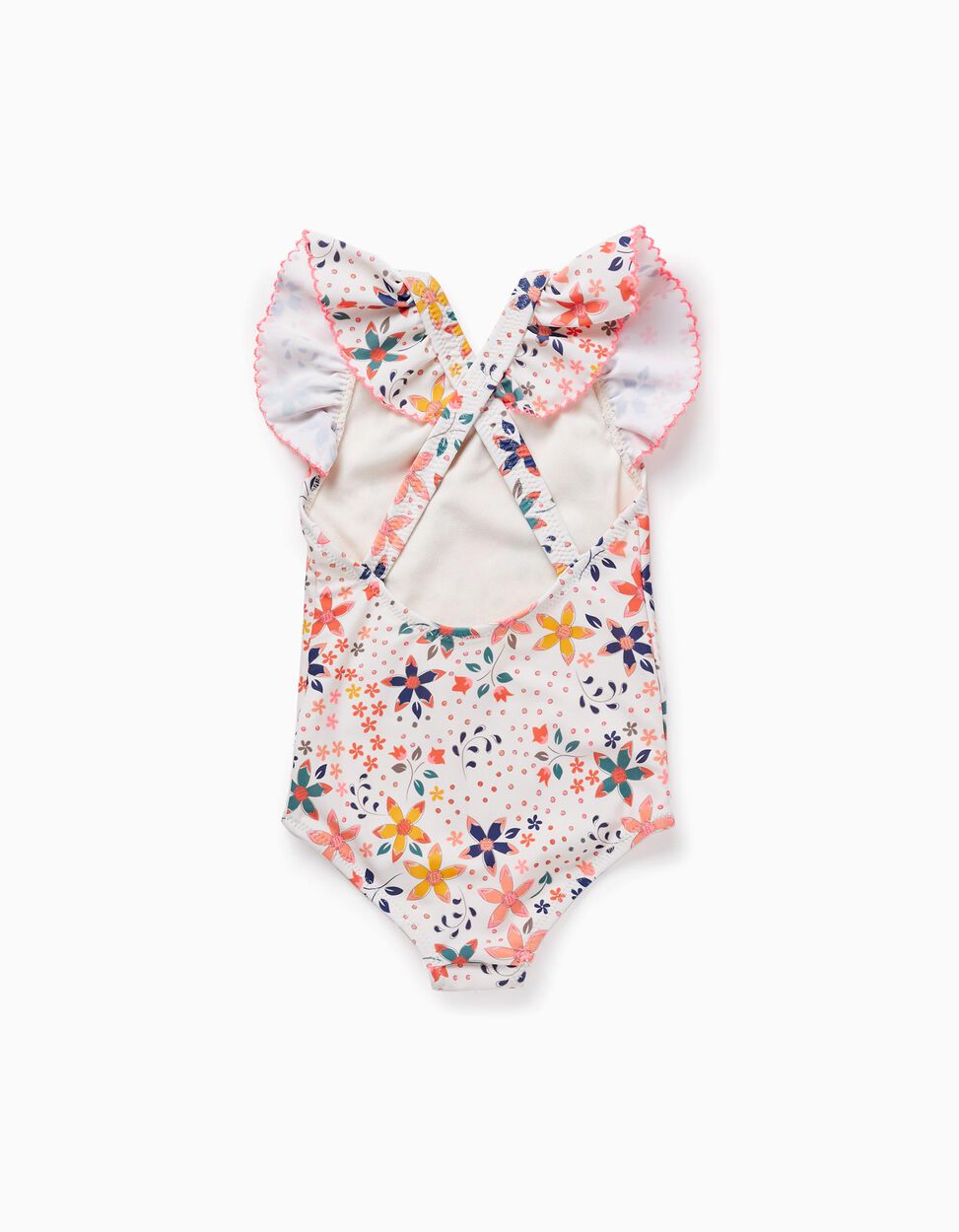 Vestido de Baño Zippy Flores Naranja