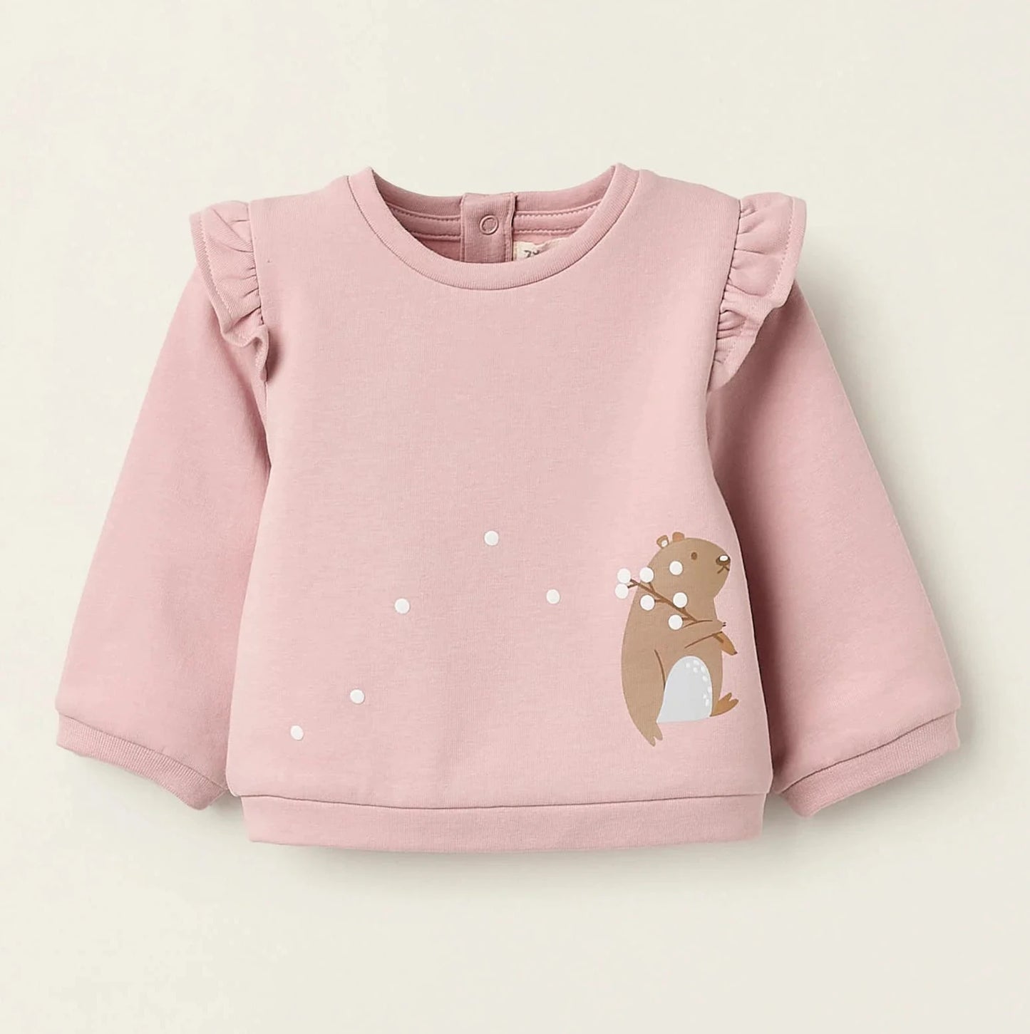 Buzo Zippy Castor Rosa