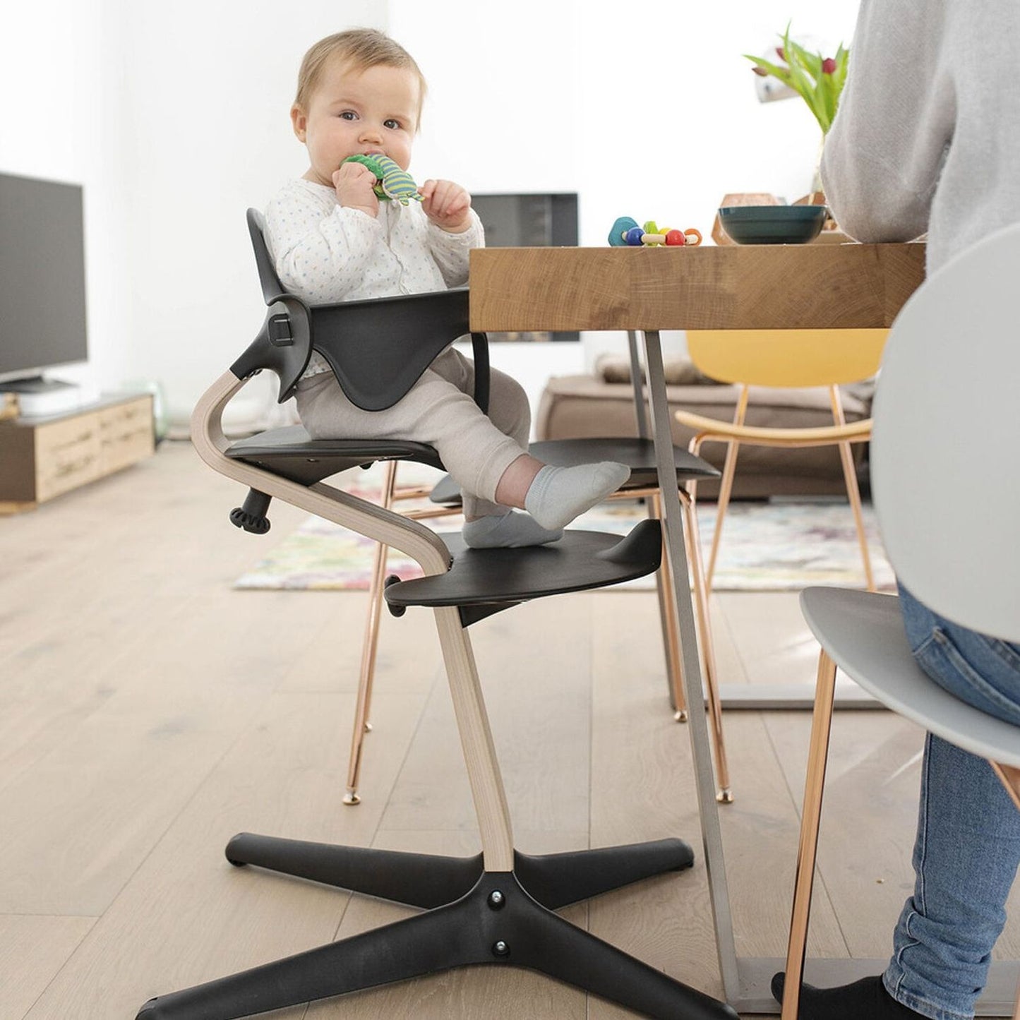 Silla Stokke Nomi Natural Anthracite