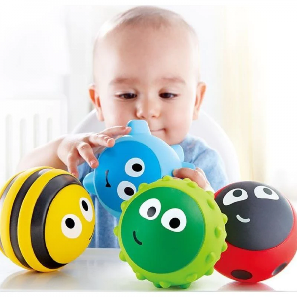 Bolas de goma táctiles