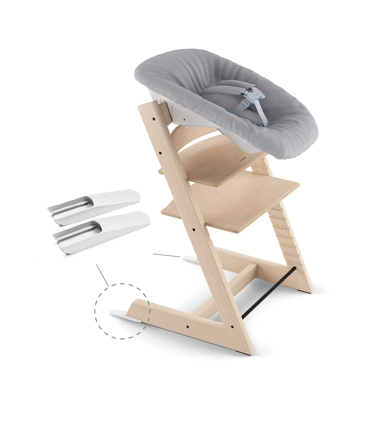 Newborn Set para Tripp Trapp Stokke Gris