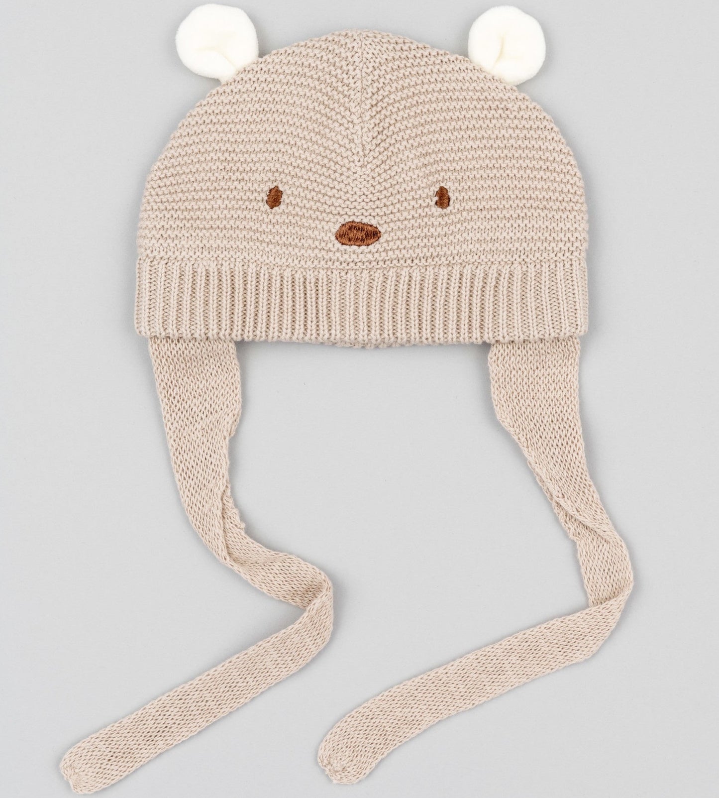 Gorrito tejido Losan Osito Beige