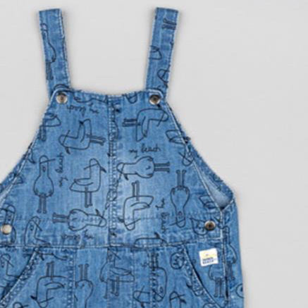 Overol Denim Losan Estampado