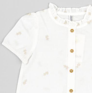 Camiseta MC Losan Voile Crudo