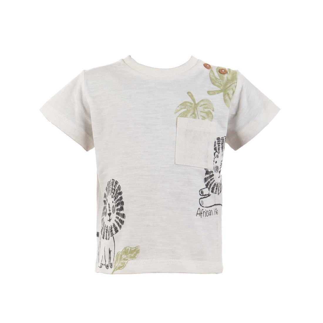 Camiseta MC Losan Leon Beige