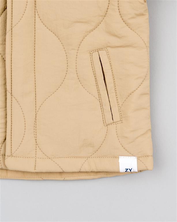 Chaqueta Zippy Ondas Beige