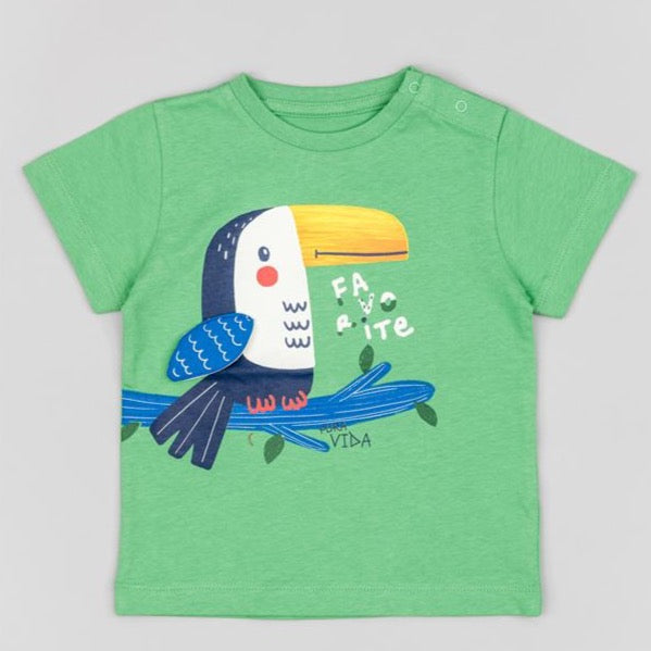 Camiseta Zippy Loro Verde