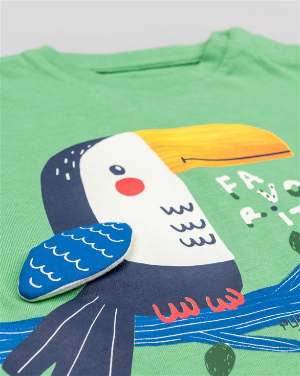 Camiseta Zippy Loro Verde