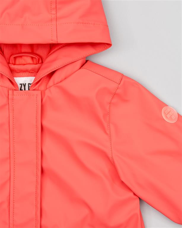 Chaqueta Impermeable Zippy Naranja