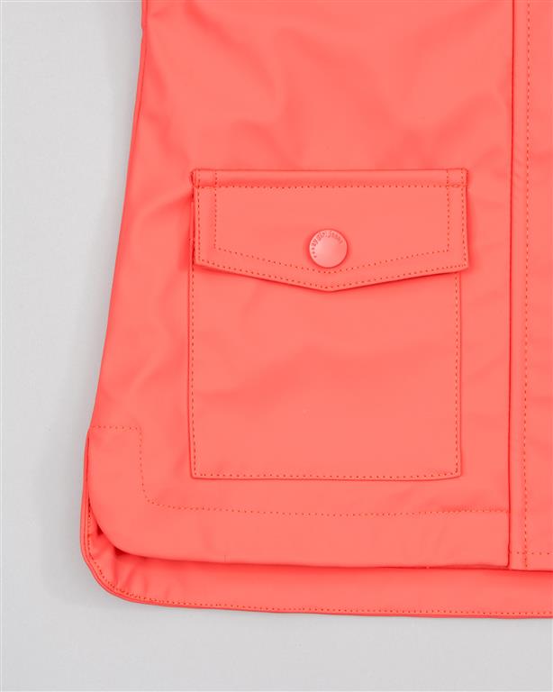 Chaqueta Impermeable Zippy Naranja