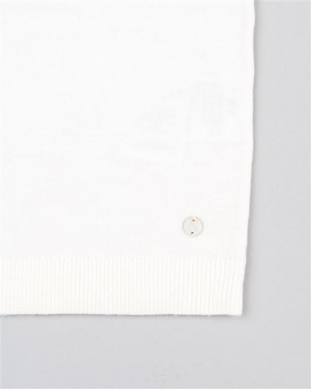 Sweater con Cuello Zippy Blanco
