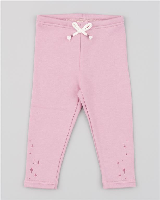 Leggins Algodón Zippy Estrellas Rosa
