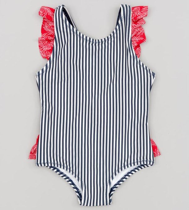 Vestido de Baño Zippy Rayas Marino