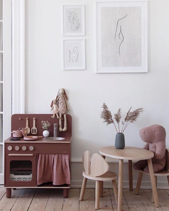 Cocina Flexa Rosa