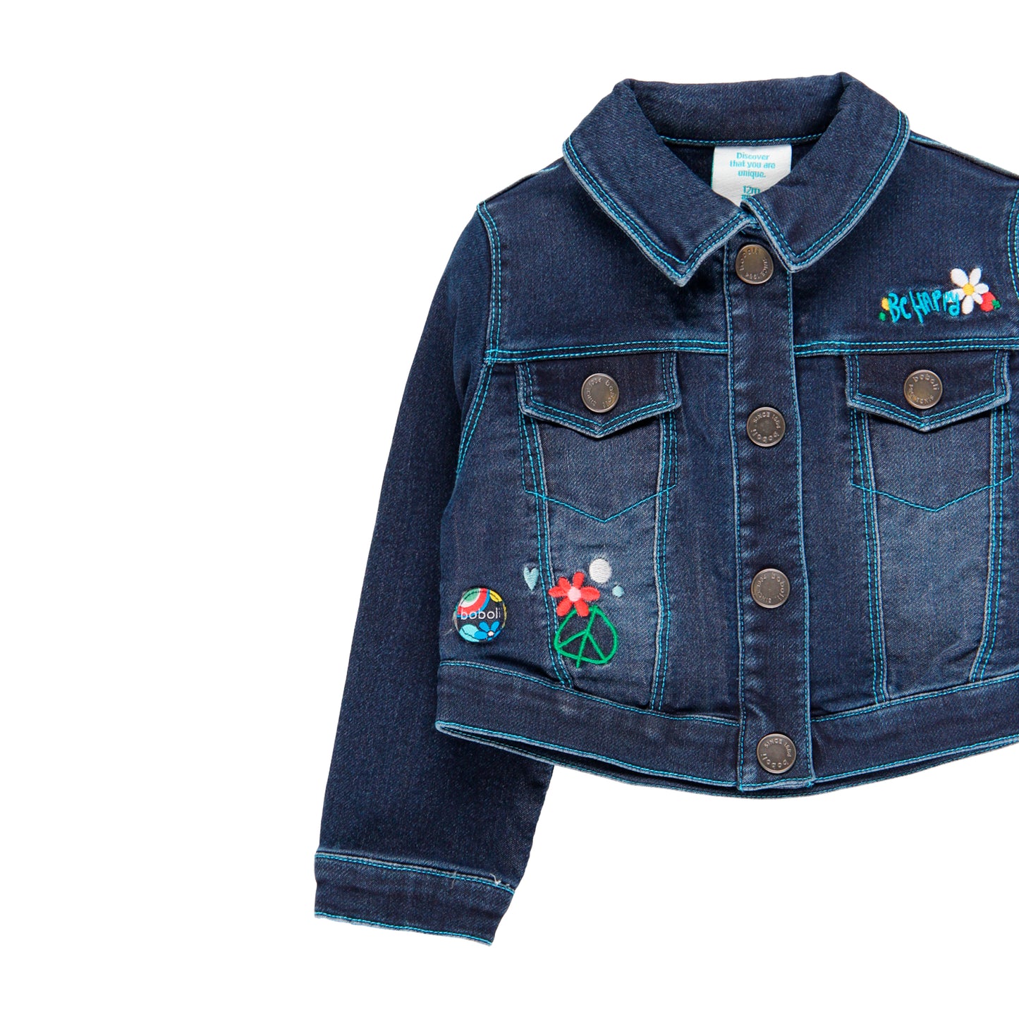 Chaqueta Denim Boboli BeHappy