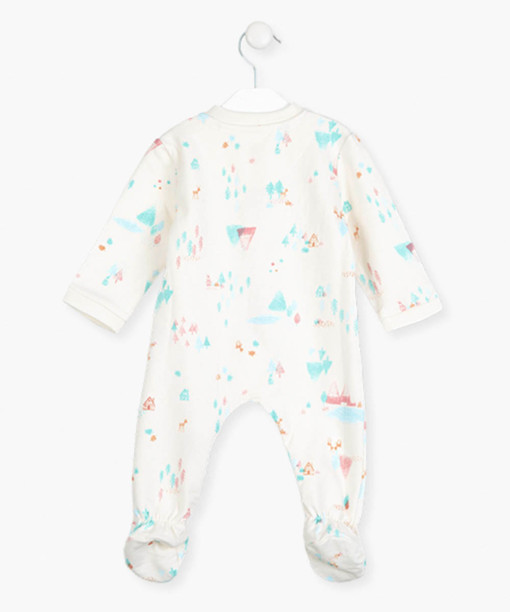Pijama con Cremallera Losan Crudo