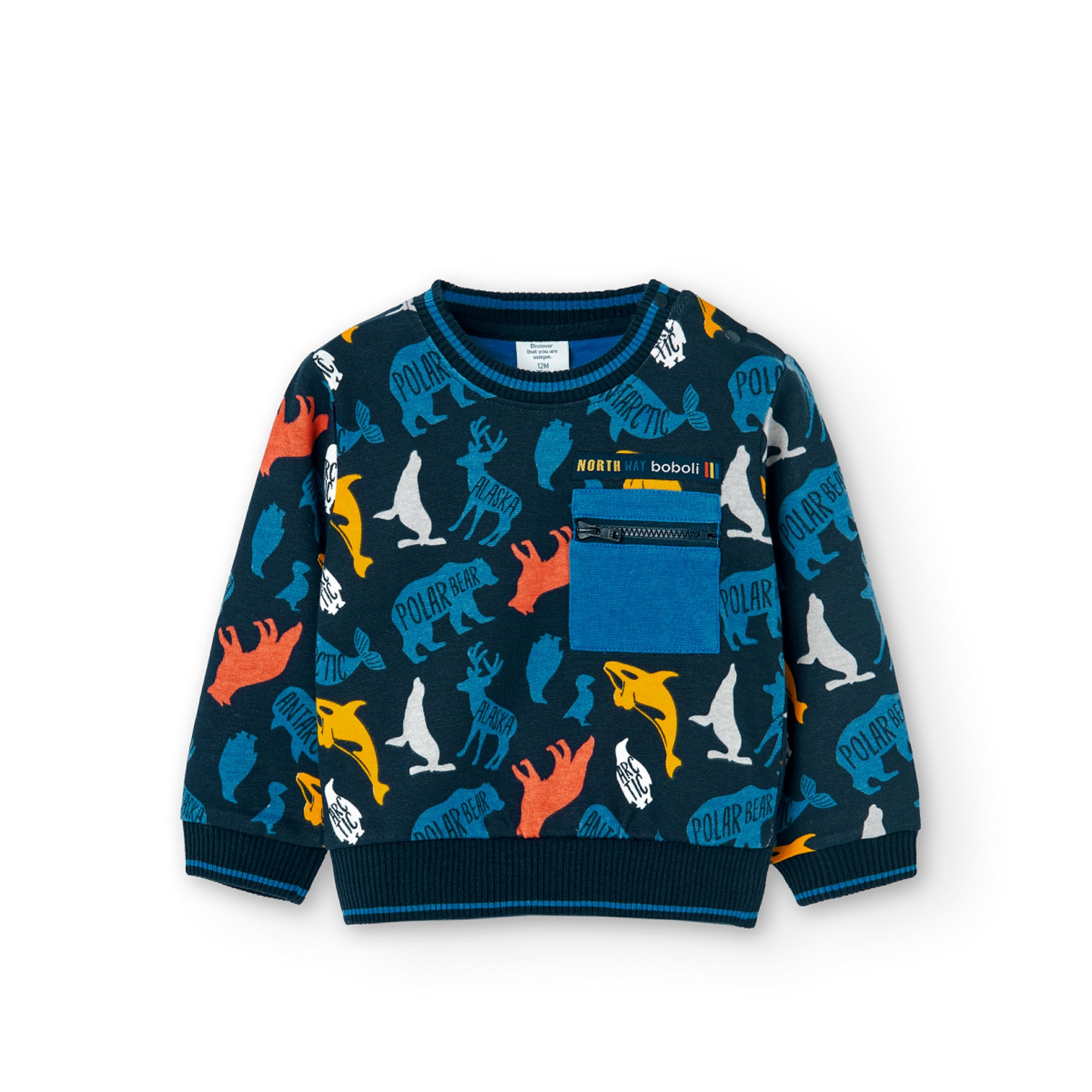 Buzo Boboli Animales Azul Marino BabyStation