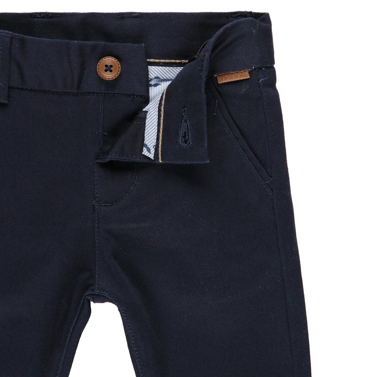 Pantalón satén elástico Boboli Marino