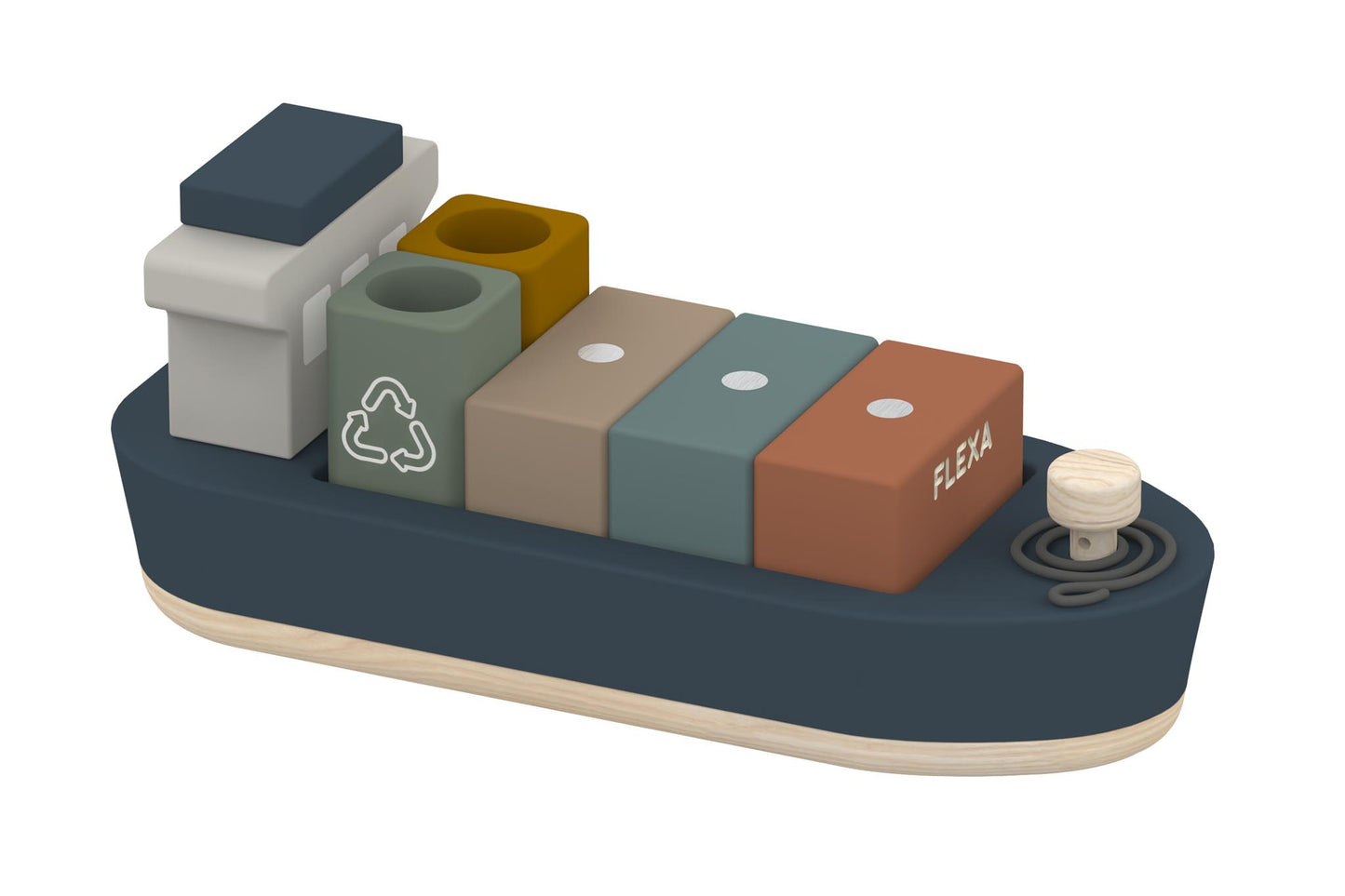 Barcos Transportador con Contenedores