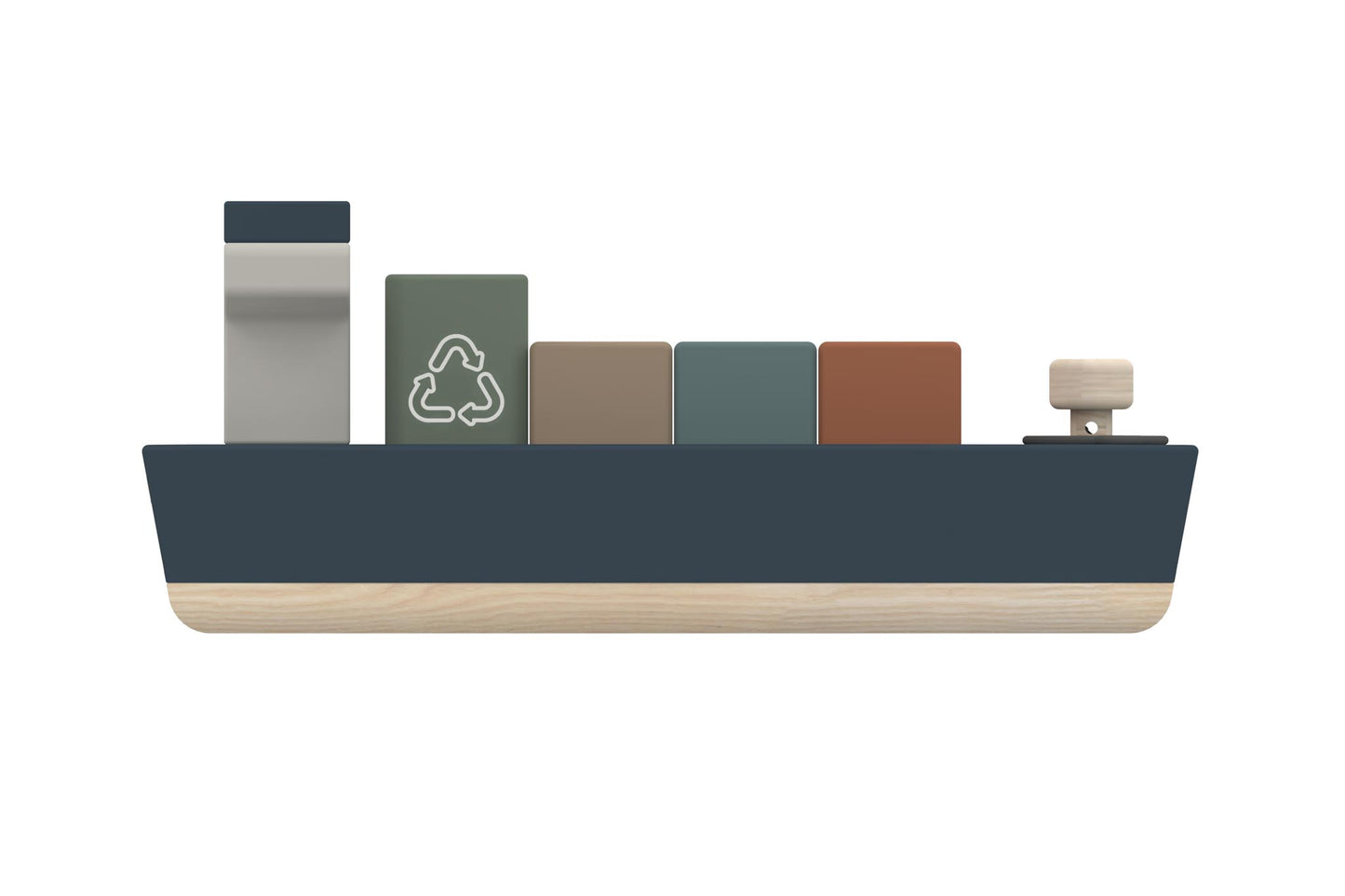 Barcos Transportador con Contenedores