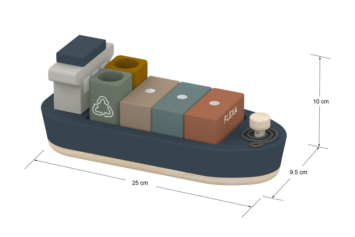 Barcos Transportador con Contenedores