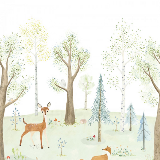 Decoración, Papel tapiz, Once Upon a Time, THE ENCHANTED FOREST WITH DOE