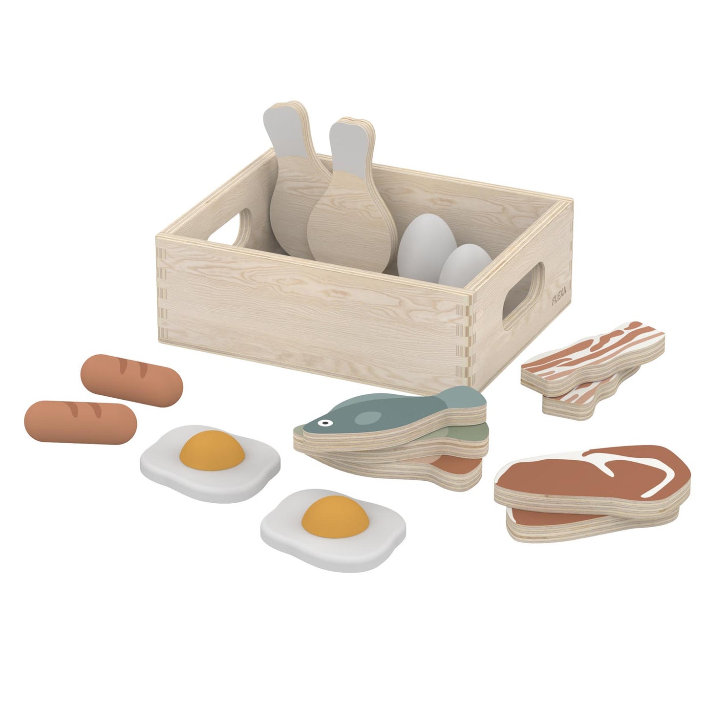 Set de carnes Flexa en Madera (16 Piezas)