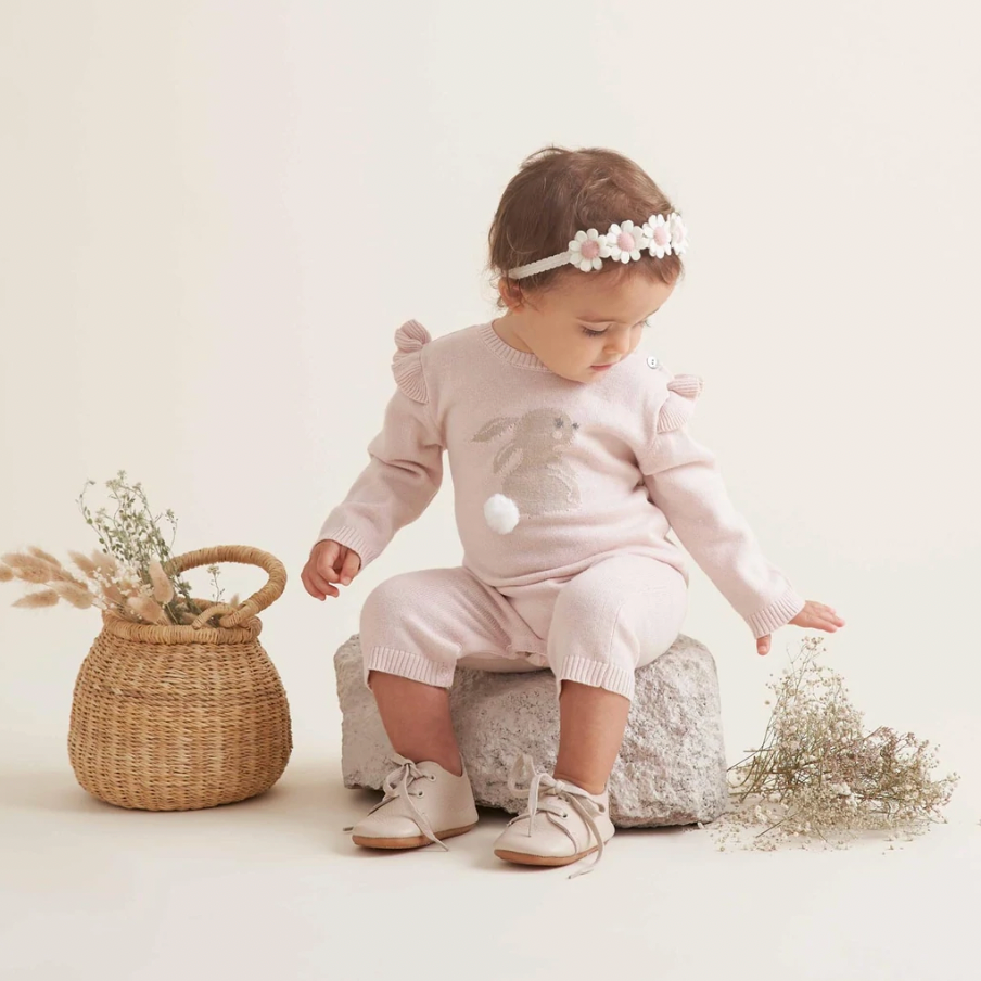 Cobija Tejida Elegant Baby Conejo