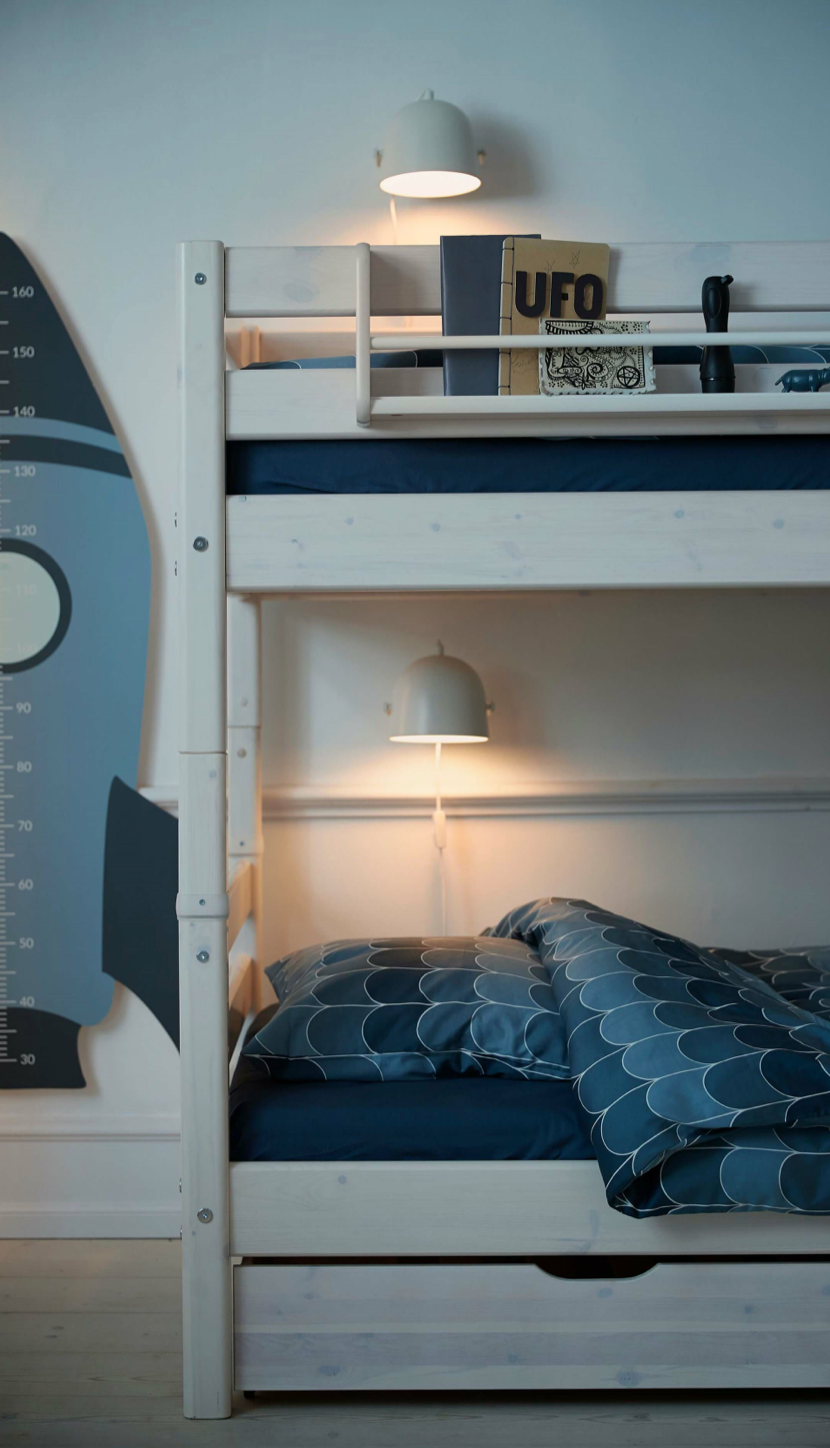 Cama Nido Flexa Classic Blanco Cal Con Asas