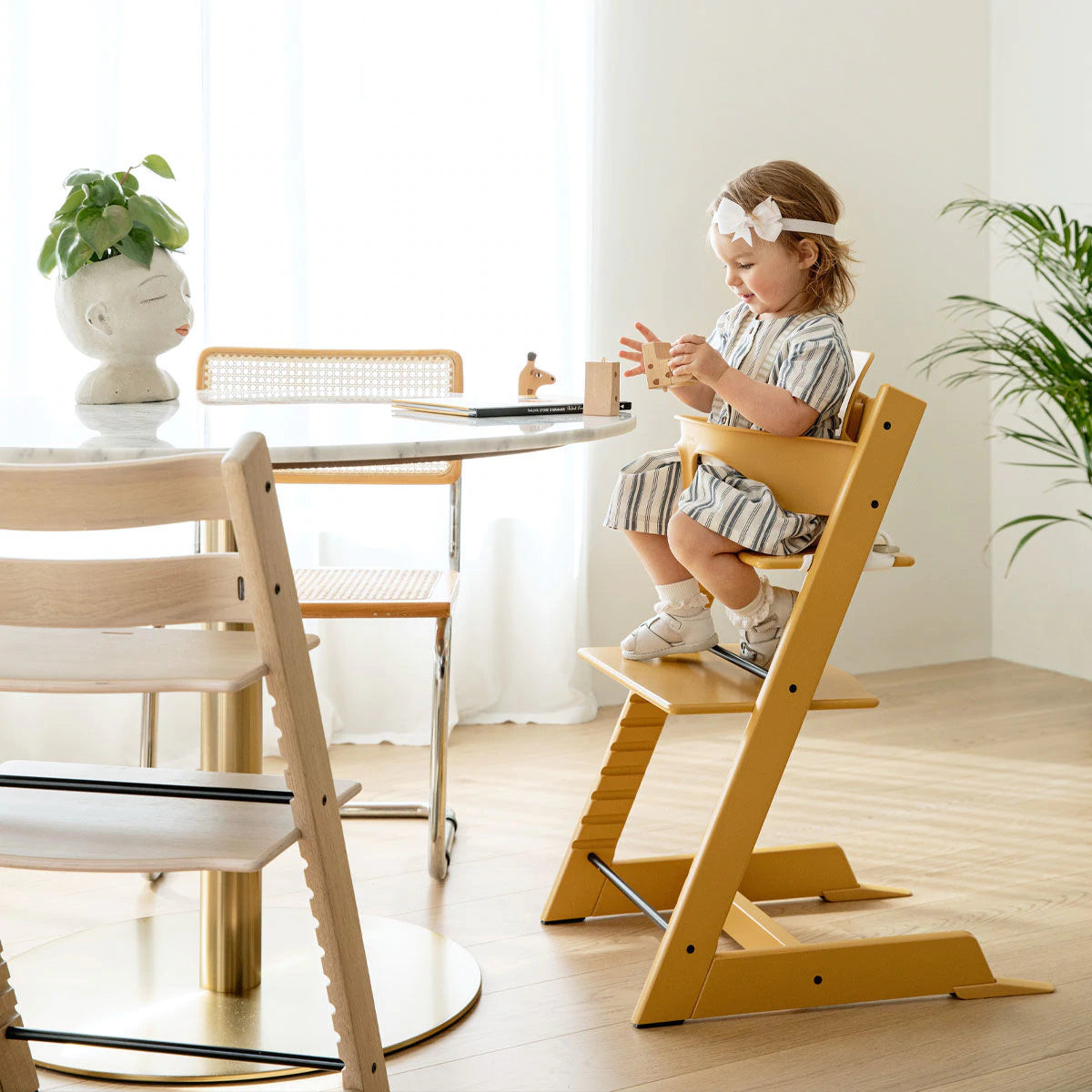 Baby Set de la silla para comer Stokke Tripp Trapp Amarillo Girasol