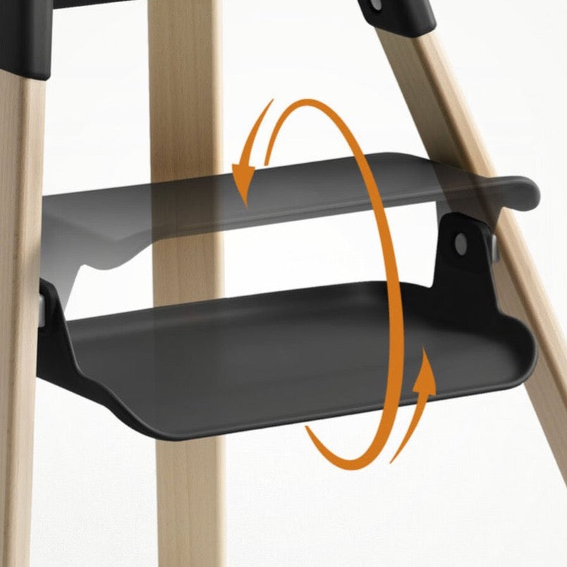 Silla Clikk Stokke Natural Negro