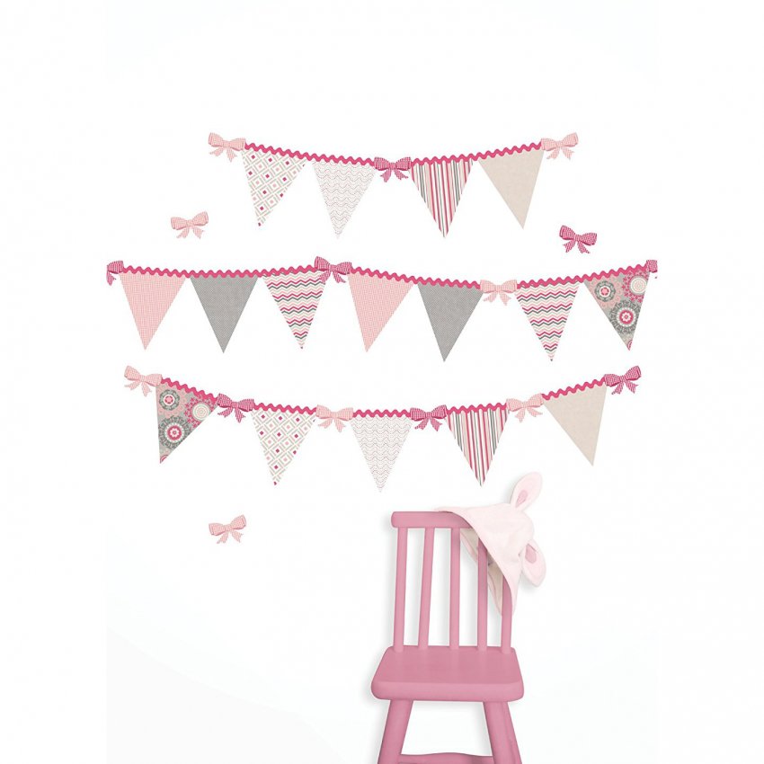 Kit decorativo Wallpops Los Banderines