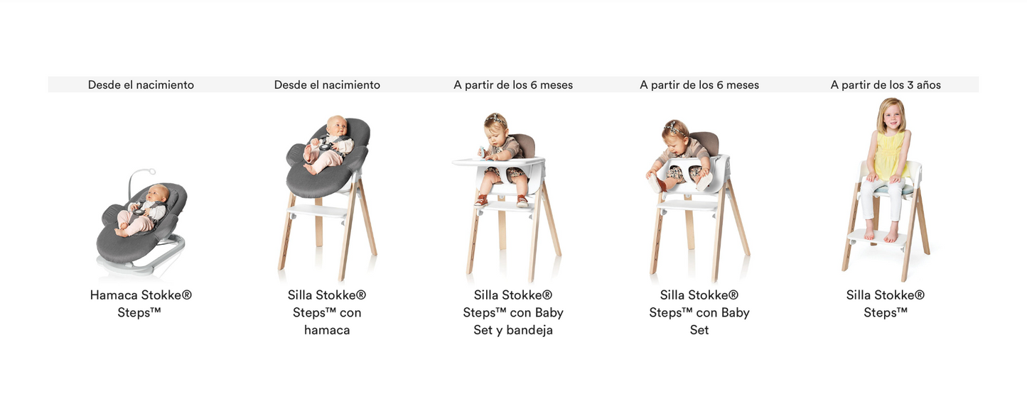 Baby Set Stokke Steps Negro