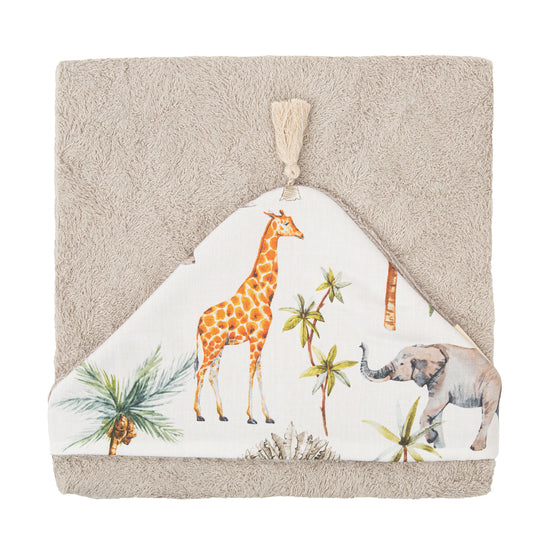 Toalla con Capucha Bimbidreams Africa Beige