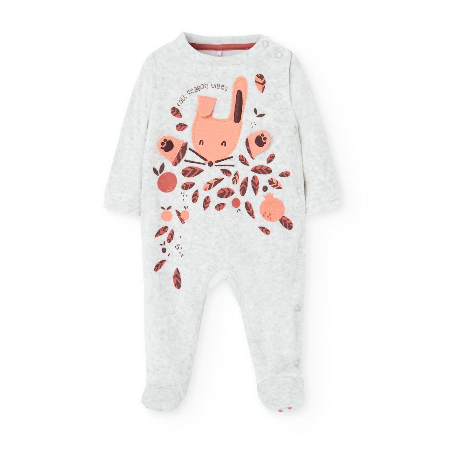 Pijama Terciopelo Boboli Sueños de Otoño Crudo