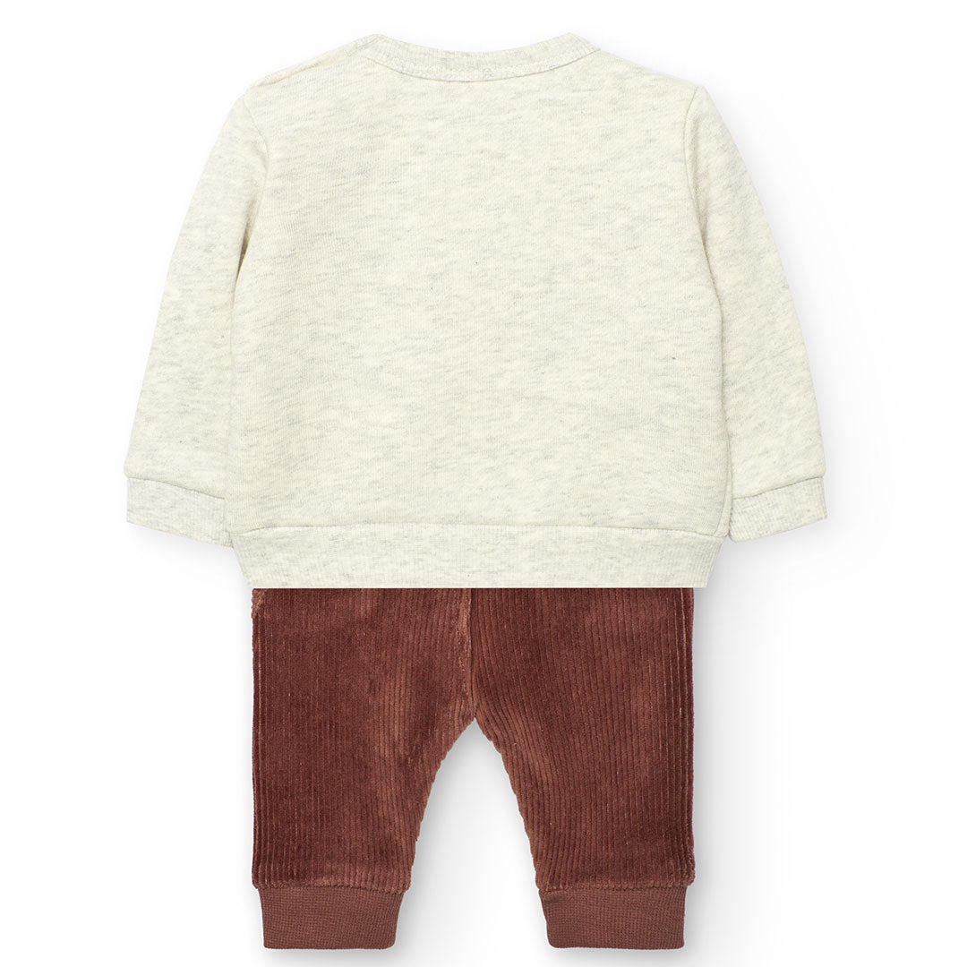 Conjunto Boboli Sueños de Otoño Conejito Crudo